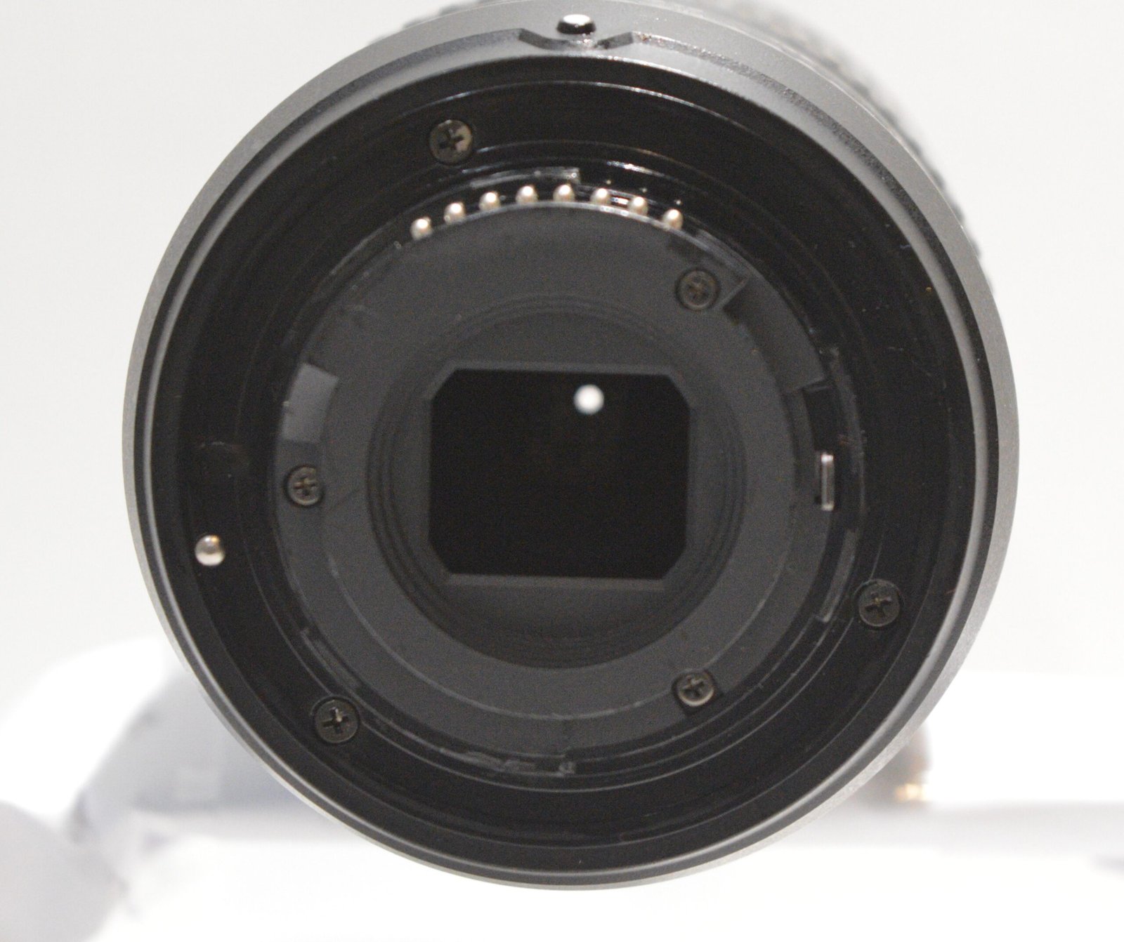 Nikon AF-P DX NIKKOR 70-300mm f/4.5-6.3G ED on white background