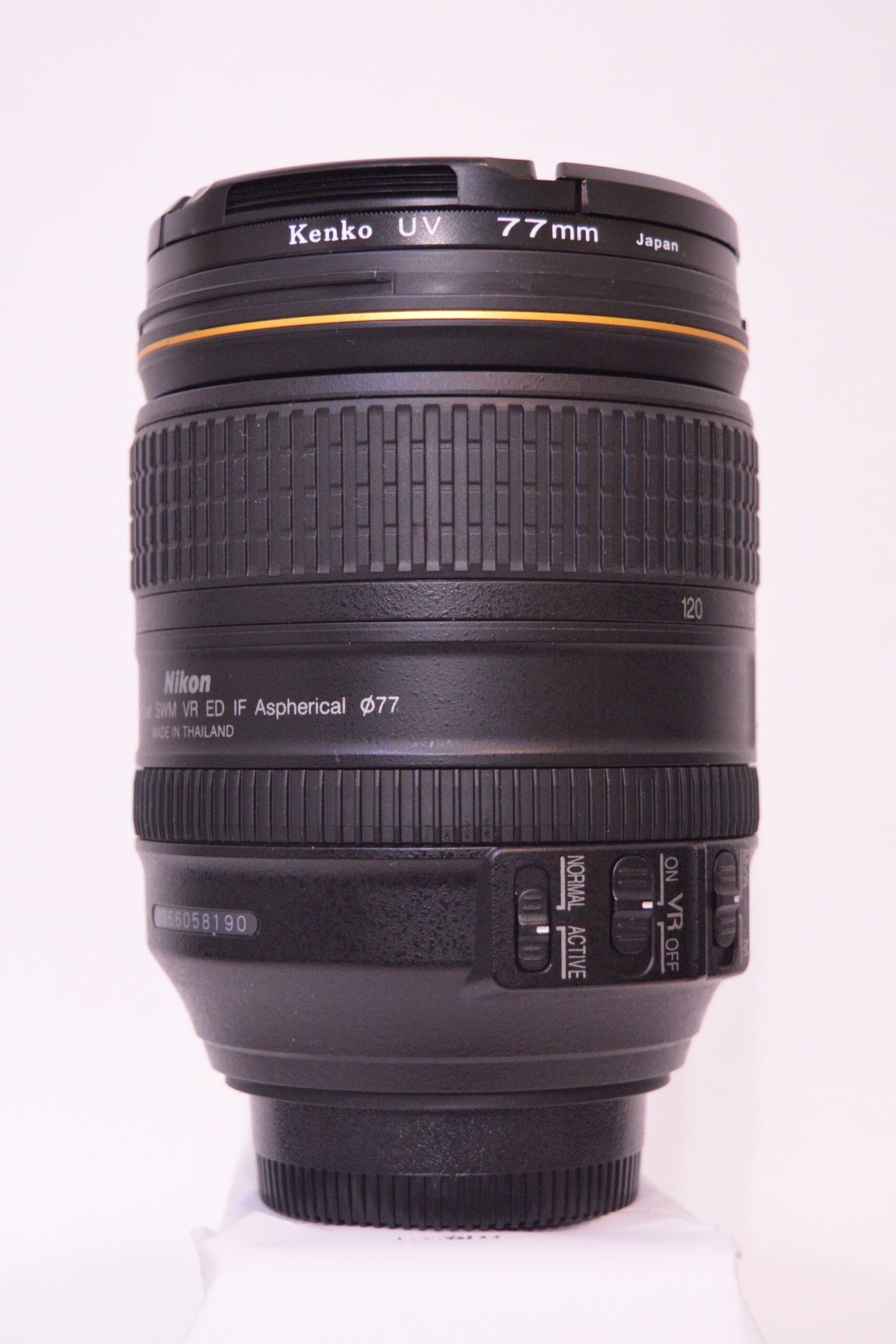 Nikon AF-S DX Nikkor 10-24mm on white background