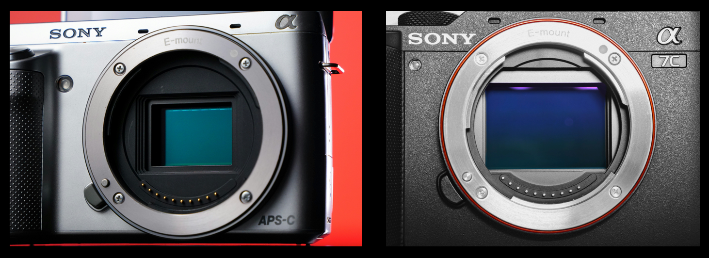 Crop sensor vs full frame camera sensor size — Good Used Cameras